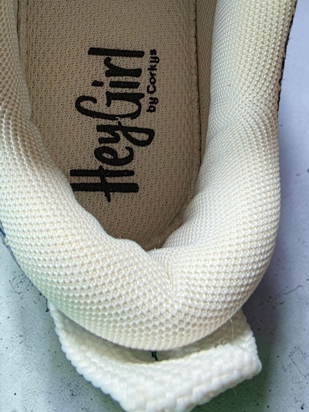 EUC CORKY's ( 8 ) HEY GIRL ADVENTURE Blue/Off White Tweed Platform Tennis Shoe - Picture 12 of 12